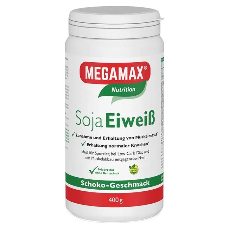 Megamax Soja Eiweiß Schoko Pulver, 400 g
