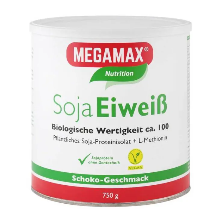 Megamax Soja Eiweiß Schoko Pulver, 750 g