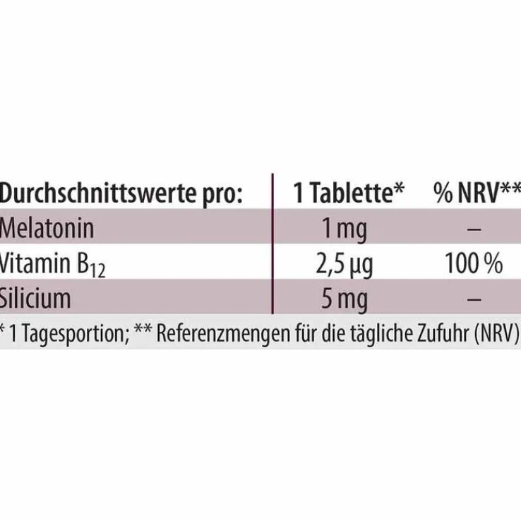 Melatonin B12 Dr. Jacob`s Tabletten, 60 St