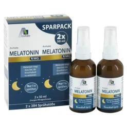 Melatonin 1 mg Einschlaf-Spray , 2X50 ml