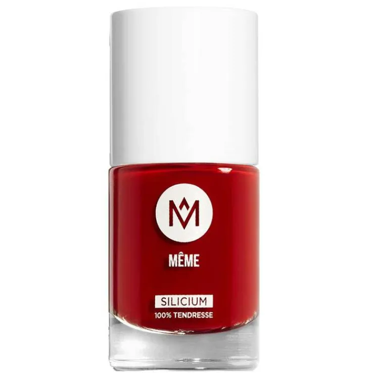 Meme Nagellack mit Silicium rot 02, 10 ml