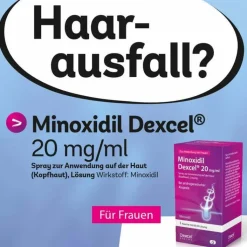 Minoxidil Dexcel 20 mg / ml Spray z.Anw.a.d.Kopfhaut, 60 ml