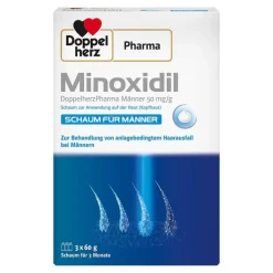 Minoxidil Doppelherzpharma Männer 50 mg / g Schaum, 3X60 g