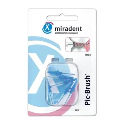 Miradent Interdentalbürste Pic-Brush large blau, 6 St