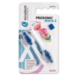 Miradent Prosonic micro 2 Refill Bürstenkopfset, 1 St