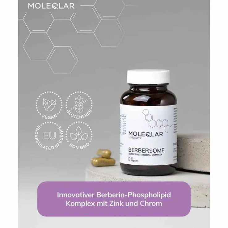 Moleqlar Berberine Mineral-Complex Kapseln, 60 St