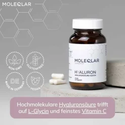 Moleqlar Longevity Hyaluron + Glycin Kapseln, 60 St