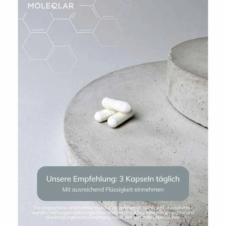 Moleqlar Magtein Magnesium-L-Threonate Kapseln, 90 St