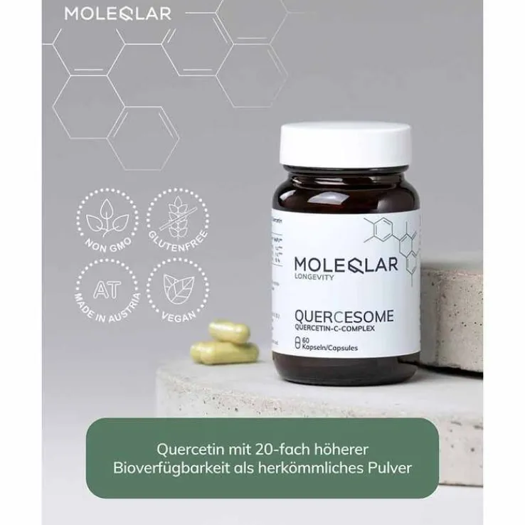 Moleqlar Quercesome Quercetin-C-Complex Kapseln, 60 St