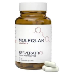 Moleqlar Resveratrol Trans-Resveratrol Kapseln, 60 St