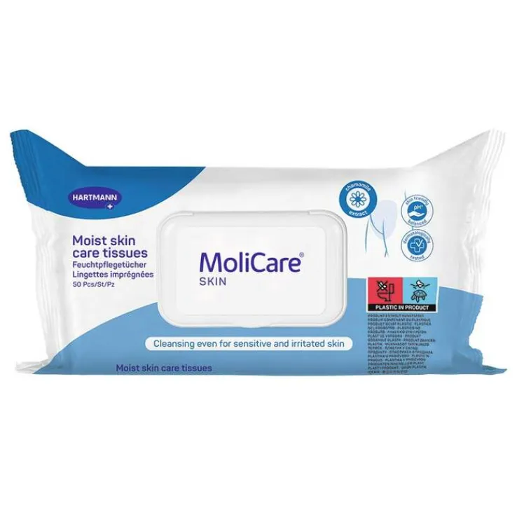MoliCare® Skin Feuchtpflegetücher, 50 St