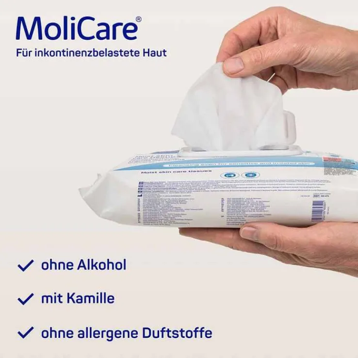 MoliCare® Skin Feuchtpflegetücher, 50 St