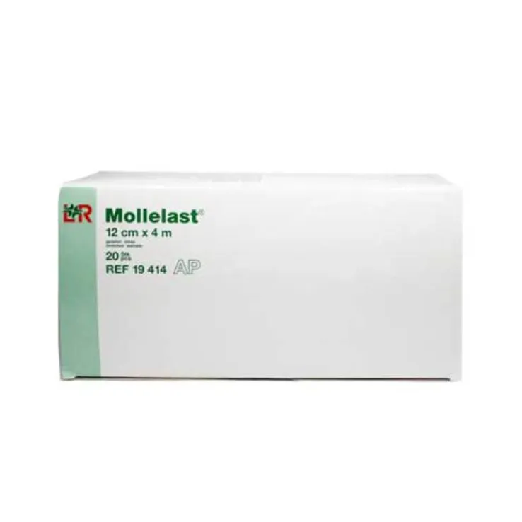 Mollelast 12cmx4m weiß, 20 St