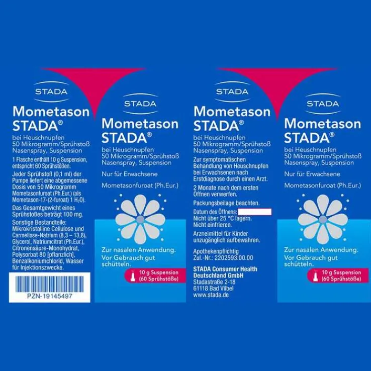 Mometason STADA Heuschnupfenspray 50 µg / Sprühs.60, 10 g