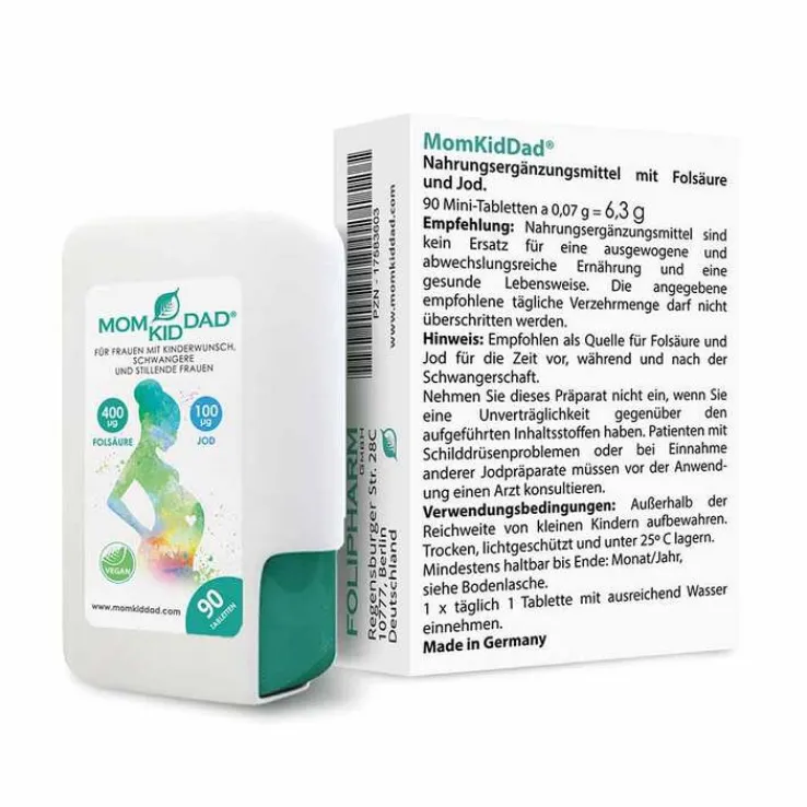 Momkiddad Tabletten in Klick-Box, 90 St
