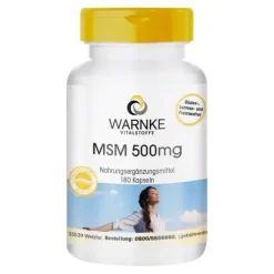 MSM 500 mg Kapseln 180 St., 180 St