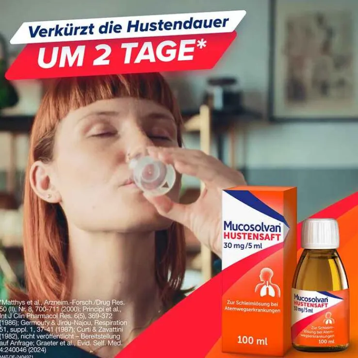 Mucosolvan Hustensaft, 100 ml