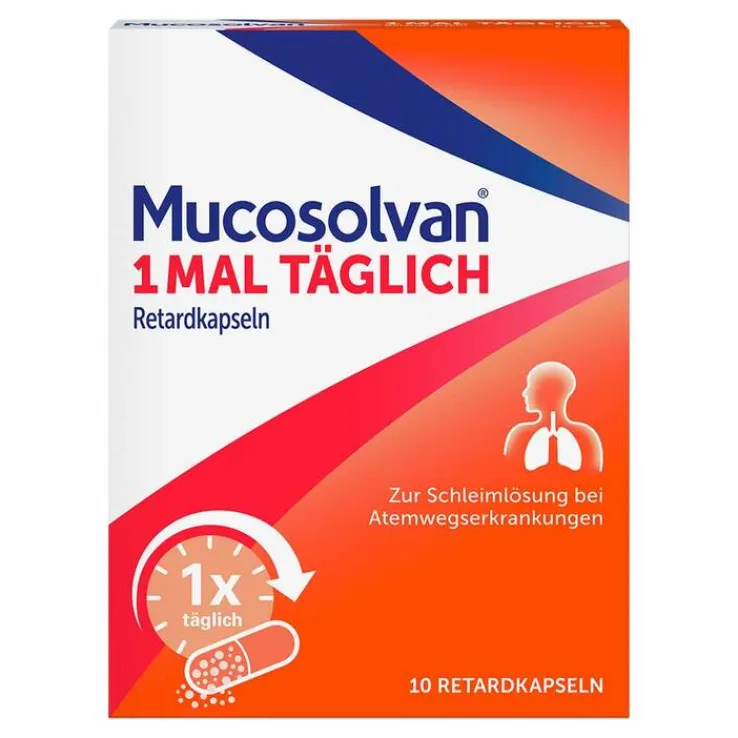 Mucosolvan 1x täglich Retardkapseln, 10 St