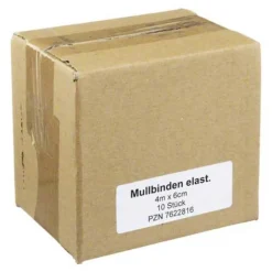Mullbinden 4mx6cm elastisch, 10 St