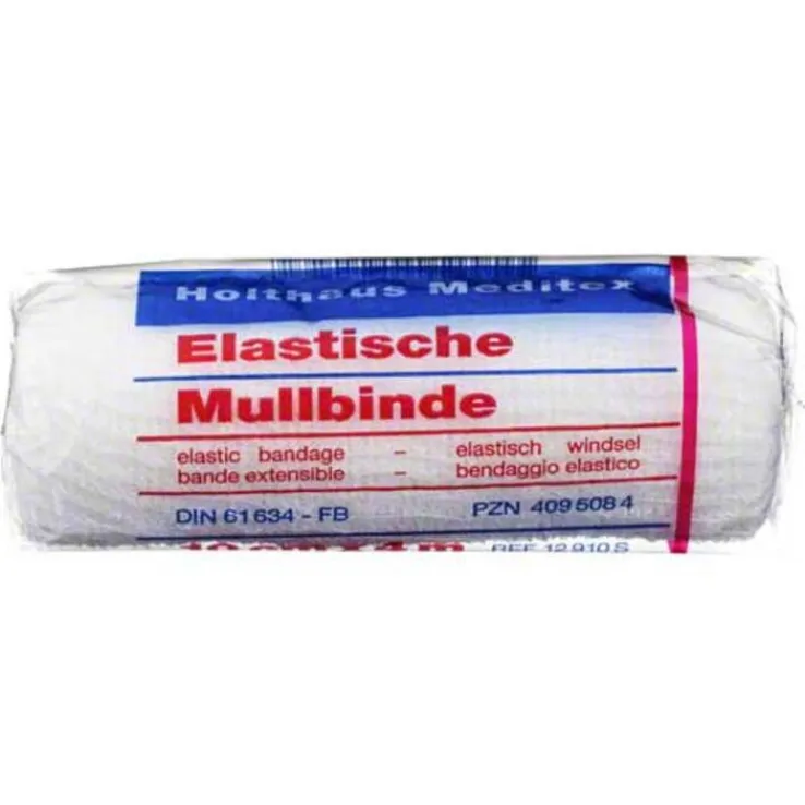 Mullbinden 4mx10cm elastisch, 1 St