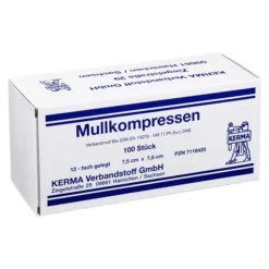 Mullkompressen 7,5x7,5 cm unsteril 12-fach BW, 100 St