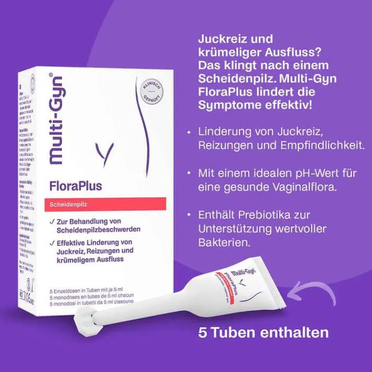 Multi-Gyn® FloraPlus Gel, 5X5 ml