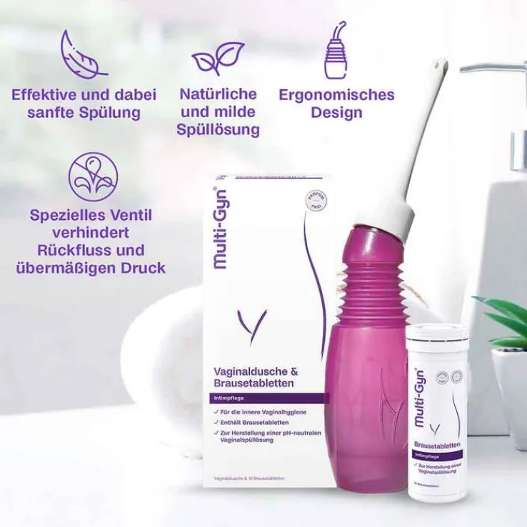 Multi-Gyn Vaginaldusche Kombipack Brausetabletten, 1 P