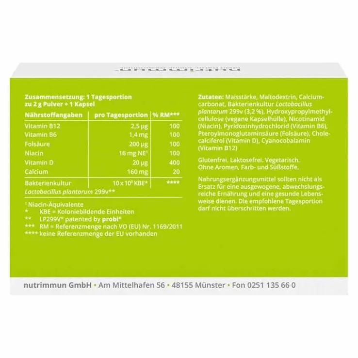 Mybiotik Balance Rds 20 x 2 g Pulver+20 Kapseln, 1 P