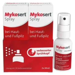 Mykosert® Spray bei Haut- und Fußpilz, 2X30 ml