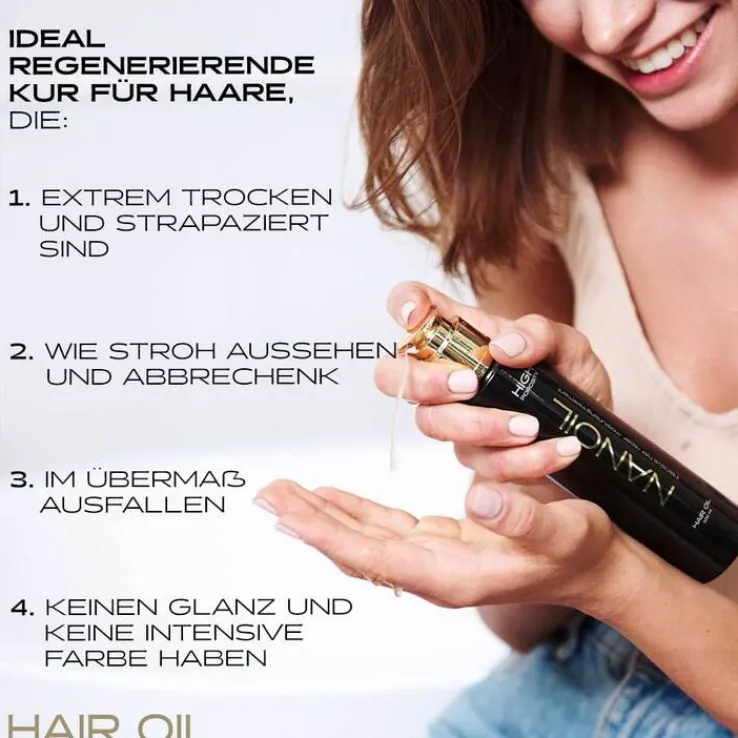 Nanoil Haaröl High Porosity Hair, 100 ml