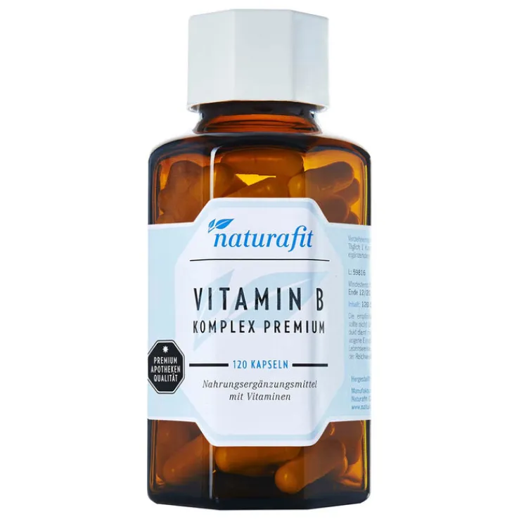 Naturafit Vitamin B Komplex Premium Kapseln, 120 St
