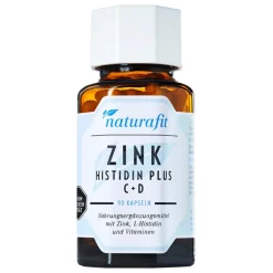 Naturafit Zink Histidin plus C + D Kapseln, 90 St