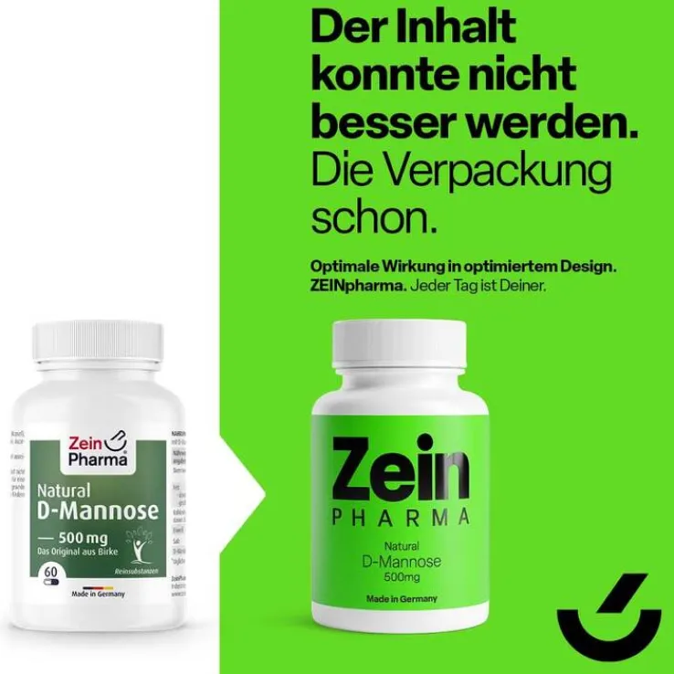 Natural D-Mannose 500 mg Kapseln, 60 St