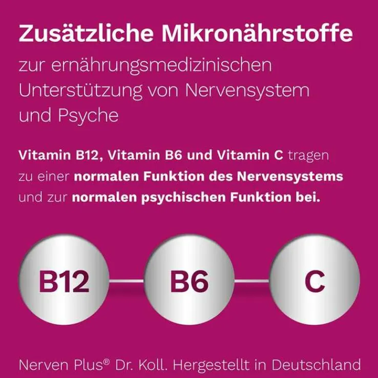 Nerven Plus Dr. Koll Gemmo Komplex Vitamin B12 B6, 50 ml