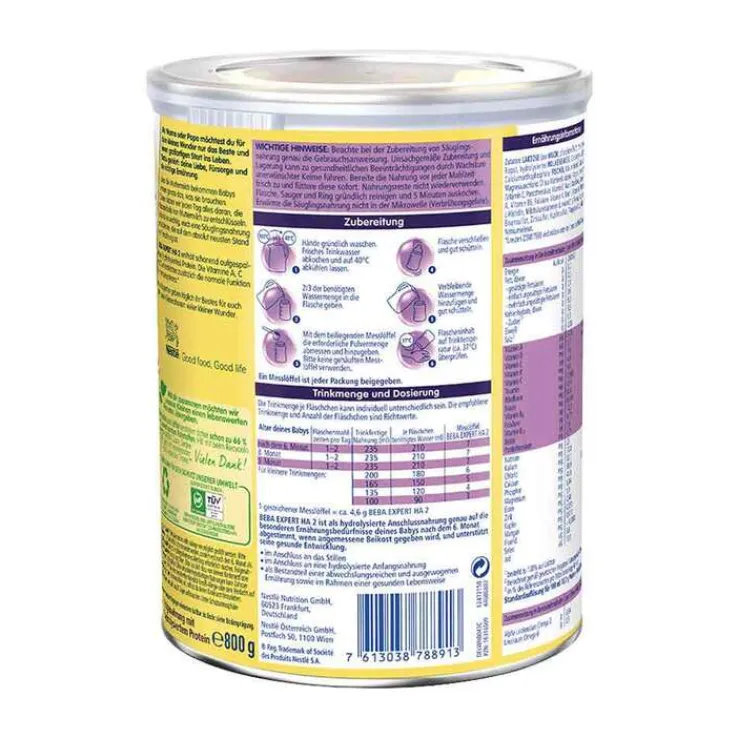 Nestle Beba Expert HA 2 Pulver, 800 g