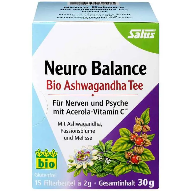 Neuro Balance Bio Ashwagandha Tee Salus Filterbeutel , 15 St