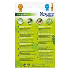 Nexcare happy kids Pflasterstrips Tiere 2 Größen, 20 St