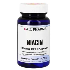 Niacin 100 mg GPH Kapseln, 60 St