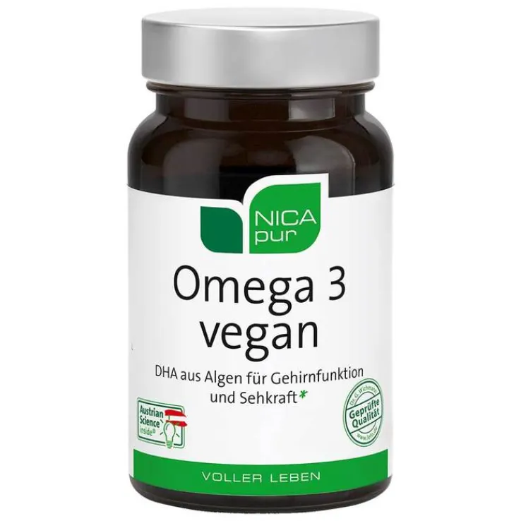Nicapur Omega 3 vegan Kapseln, 30 St