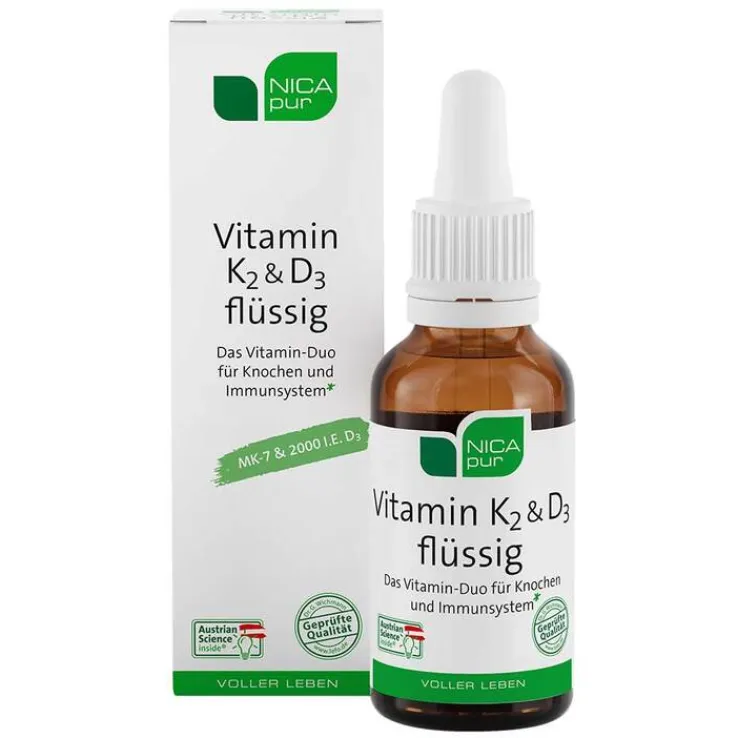 Nicapur Vitamin K2 & D3 flüssig, 22.5 ml