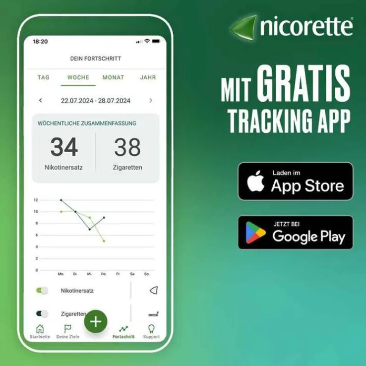 Nicorette Fruit & Mint Spray 1 mg / Sprühstoß Nfc, 1 St