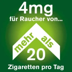 nicorette® Kaugummi freshmint, 4 mg Nikotin, 105 St