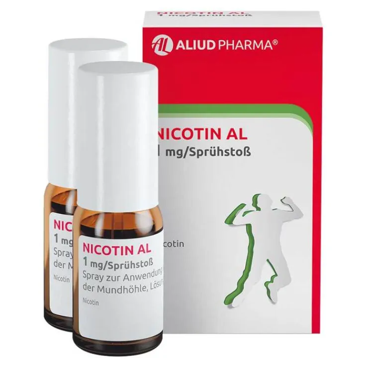 NICOTIN AL 1mg/Sprühstoß Spray, 2 St