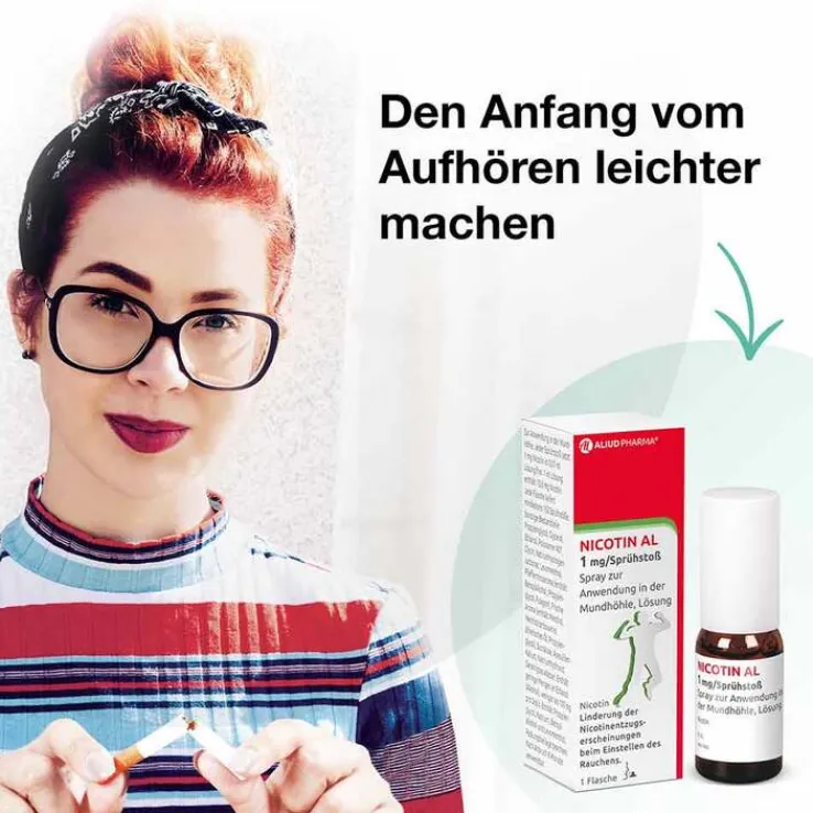 NICOTIN AL 1mg/Sprühstoß Spray, 2 St