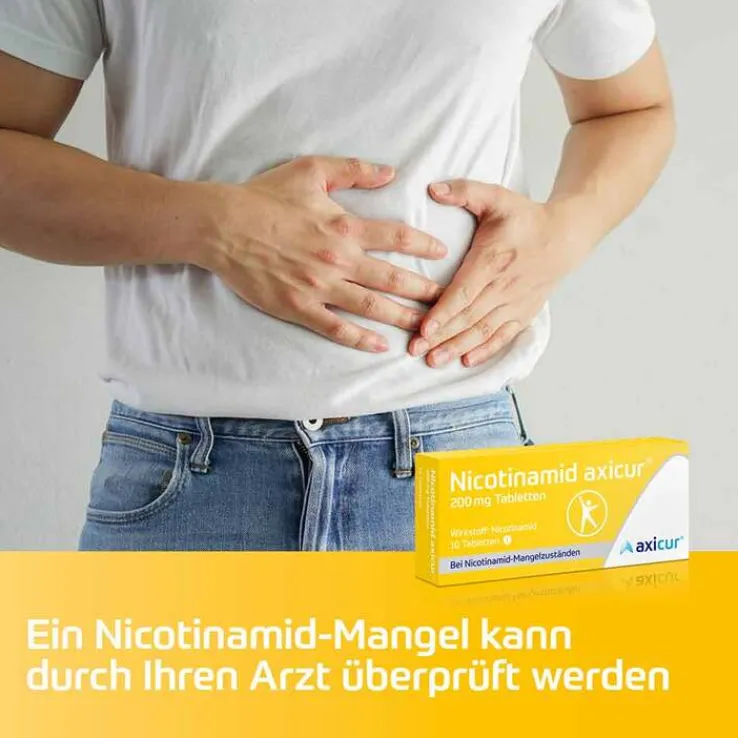Nicotinamid axicur® 200 mg Tabletten, 10 St