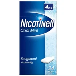 NICOTINELL Kaugummi 4 mg Cool Mint (Minz-Geschmack), 24 St