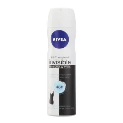 NIVEA Deo Spray Invisible Black & White Clear, 150 ml