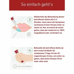 N1 Lippenherpes Creme, Packungsgröße 4 g, 2 g