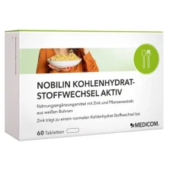 Nobilin Kohlenhydrat-Stoffwechsel Aktiv Tabletten, 60 St
