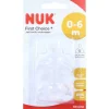 NUK First Choice + Trinksauger Silikon Größe 1 S, 2 St